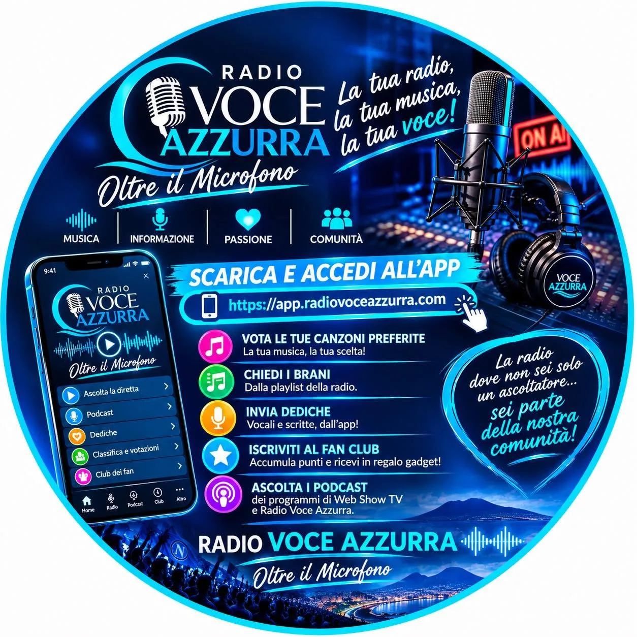 Logo Radio Voce Azzurra