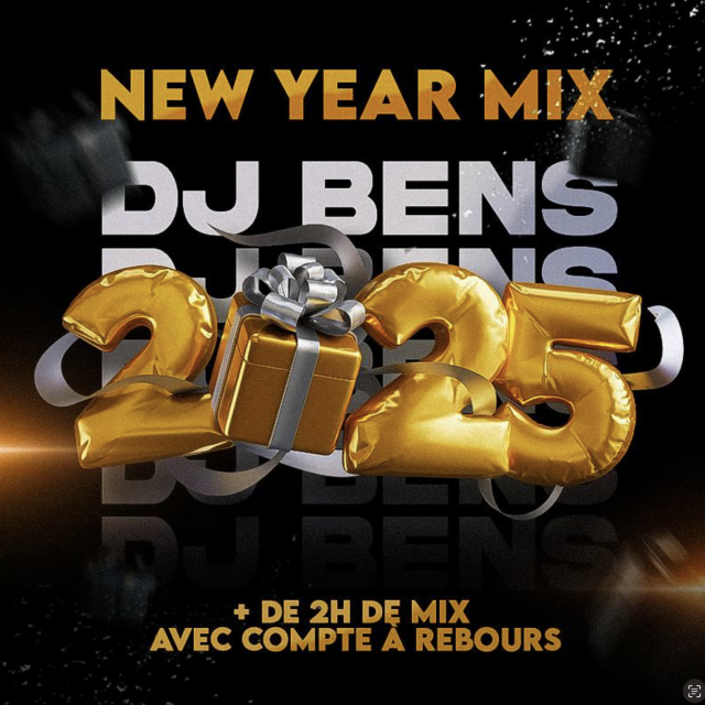 Pochette DJ BENS MIX JOUR DE L'AN 2025