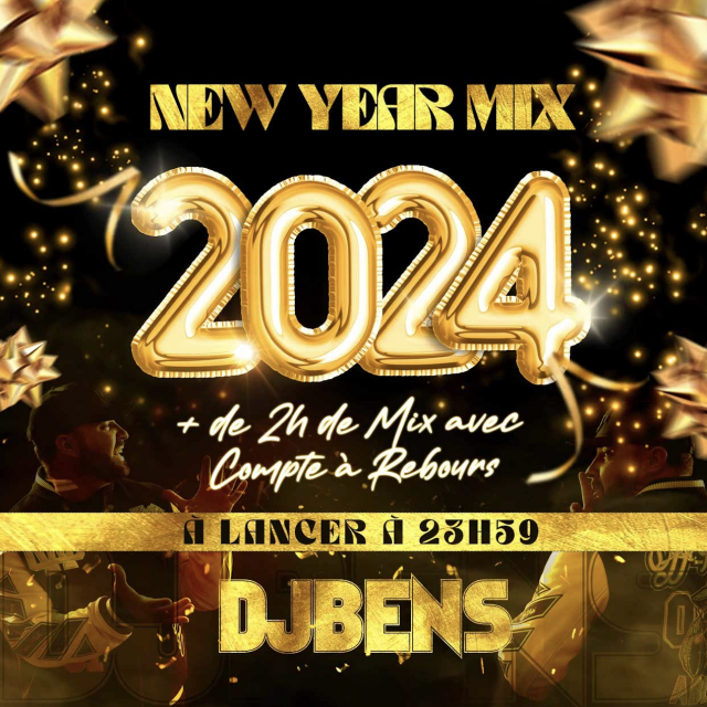 Pochette DJ BENS - MIX DU JOUR DE L'AN 2024